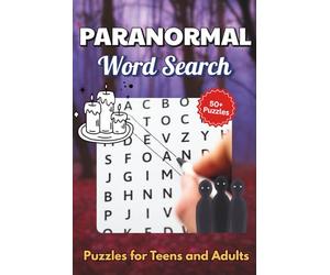 Paranormal Word Search Puzzle Book: Word searches with easy to read print about Paranormal Activity, Ghosts and more | 6 x 9 inches, 110 pages | 50+ ... Gift for vacations, Holidays and Free Times