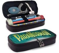 Paranorman - Trousse En Cuir - Grande Capacité - Avec Fermeture Éclair - Pour Le Bureau