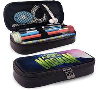 Paranorman - Trousse En Cuir - Grande Capacité - Avec Fermeture Éclair - Pour Le Bureau