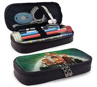 ParaNorman - Trousse en cuir - Grande capacité - Avec fermeture éclair - Pour le bureau