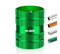 PARAOUTIL Ébavureur 2 en 1 pour tuyaux en cuivre et PVC - Ébavureur de tuyaux pour tuyaux en cuivre intérieurs et extérieurs de 6,35 à 41,28 mm, tuyaux en plastique, métal, aluminium, PVC et PPR