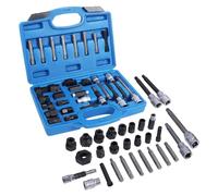 PARAOUTIL Kit Demontage Poulie Alternateur, 29 Pièces Outil Retrait de Poulie Alternateur Compatible avec VW, pour Peugeot, pour Renault et plus, pour Dépose et Installer Poulie Roue Libre