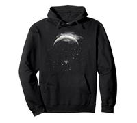 Parapente Fly to The Moon Night Sky Design Sweat à Capuche