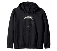 Parapente Fly to The Moon Night Sky Design Sweat à Capuche