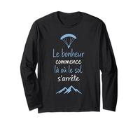 Parapente Humour : Le Bonheur Commence Manche Longue