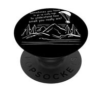 Parapente Motorgliding Pilot Parfois Vous devez Monter PopSockets PopGrip Adhésif