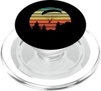 Parapente sur Vintage Sunset Sun Set Parapentes Meme PopSockets PopGrip pour MagSafe