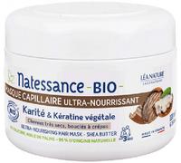 Natessance Masque Capillaire Ultra-Nourrissant Bio Karité Et Kératine Cheveux Très Secs 200ml