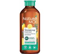 Naturé Moi - Shampooing Purifiant - Cheveux Gras - Sans Sulfate - Soin des Cheveux Régule l'Excès de Sébum - Thym et Citron Bio - 95% d'Origine Naturelle - 250 ml - Fabriqué en France