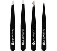 Parapharmacie > Beauté & Soins > Corps > Epilation Brushworks Set 4 Pinces à Épiler - Epilation - Pharmacie en ligne LaSante.net