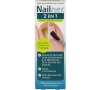 Nailner Pinceau vernis 2 EN 1 Vernis À Ongles 5 ml