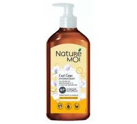 Naturé Moi - Lait Corps Hydratant au Lin Bio de Bourgogne et à l'Huile de Sésame Bio - Lait Corps Hydratant et Nourrissant - 97% d'Origine Naturelle - 500 ml - Fabriqué en France