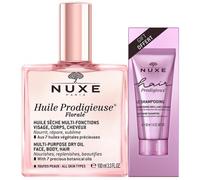 Nuxe Huile Sèche Prodigieuse Florale Multi-Fonctions 100 Ml + Hair Prodigieux Le Shampooing Brillance Miroir Cheveux Sublimés 30 Ml
