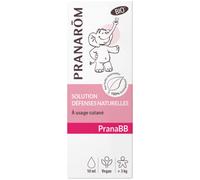Pranarôm Solution Défenses Naturelles Aux Huiles Essentielles Bio Augmente la Résistance de l’Organisme Pranabb 10 ml