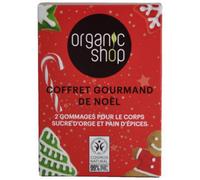 Parapharmacie > Beauté & Soins > Idées Cadeaux > Coffrets Organic Shop Coffret Gourmand de Noël Sucre d'Orge et Pain d'Épices 2 Gommages Corps