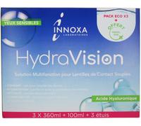 Parapharmacie > Beauté & Soins > Maquillage et Parfumerie > Maquillage Yeux Laboratoire Innoxa Solution Multifonction pour Lentilles de Contact Souples Pack Éco 3 x 360 ml + 100 ml - Yeux - Pharmacie