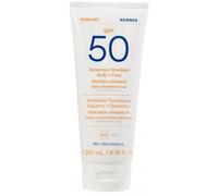 Parapharmacie > Beauté & Soins > Produit Solaire > Produits de Protection Solaire Korres Yoghurt Émulsion Solaire Corps Visage SPF50 200 ml