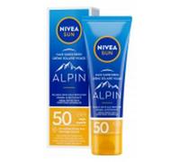 NIVEA SUN - Crème Solaire Alpin FPS 50 - Protection Soleil, Froid & Vent - Protection UVA/UVB - Hydrate & Apaise - Racine De Réglisse - Texture Fluide - Peaux Normales À Sèches - 50 ml