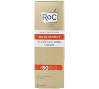 Parapharmacie > Beauté & Soins > Produit Solaire > Produits de Protection Solaire RoC Soleil-Protect Fluide Anti-Rides Lissant SPF50 50 ml - Protection solaire - Pharmacie en ligne LaSante.net