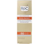 Parapharmacie > Beauté & Soins > Produit Solaire > Produits de Protection Solaire RoC Soleil-Protect Fluide Haute Tolérance Réconfortant SPF50 50 ml - Protection solaire - Pharmacie en ligne LaSante.n