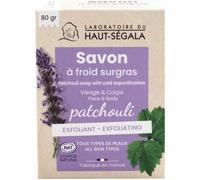 Parapharmacie > Beauté & Soins > Produits de Soins Corps > Produits Gommages Corps Laboratoire du Haut-Ségala Savon à Froid Surgras Patchouli 80 g - Gommages corps - Pharmacie en ligne LaSante.net
