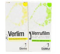 Parapharmacie > Beauté & Soins > Produits de Soins Corps > Produits Ongles Et Coutellerie Verrufilm Solution 14 ml + Verlim 7,5 ml - Ongles et coutellerie - Pharmacie en ligne LaSante.net
