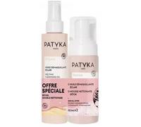 Parapharmacie > Beauté & Soins > Produits de Soins du Visage > Soins Acné Et Imperfections PATYKA Clean Huile Démaquillante Éclair Bio 150 ml + Mousse Nettoyante Détox Bio 150 ml Offre Spéciale