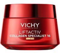 Vichy, Liftactiv, Crème de Jour Anti-Âge Collagen Specialist 16, Lisse & Repulpe, Enrichie en Collagène, Corrige 16 Signes du Vieillissement, Pour tous Types de Peau, Rechargeable, 50 ml