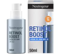 Neutrogena, Crème de Jour Retinol Boost Spf 15 (50 ml) - Soin Visage au Rétinol pour Combattre les Signes Visibles du Vieillissement - Crème Hydratante avec Protection Solaire