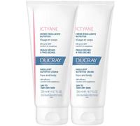 DUCRAY ICTYANE Crème émolliente nutritive Pour La Peau 2x200 ml