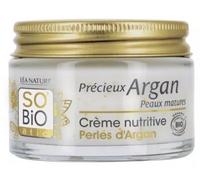 Parapharmacie > Beauté & Soins > Produits de Soins du Visage > Soins Hydratants Et Nourrissants Pour le Visage Léa Nature SO BIO étic Précieux Argan Crème Nutritive Perles d'Argan Peaux Matures Bio 50