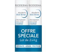 Parapharmacie > Beauté & Soins > Produits de Soins du Visage > Soins Lèvres Bioderma Atoderm Stick Lèvres x 2 - Soins Lèvres - Pharmacie en ligne LaSante.net