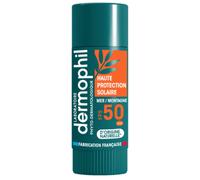 Parapharmacie > Beauté & Soins > Produits de Soins du Visage > Soins Lèvres Dermophil Stick Lèvres Haute Protection Solaire SPF50+ 4 g