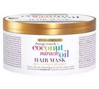 OGX | Masque Cheveux Extra Strength Damage Remedy + Coconut Miracle Oil (pot de 300 ml) - Soin cheveux à l'huile de noix de coco pour cheveux abîmés - Masque hydratant sans parabènes