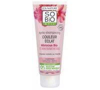 So'Bio Étic Cheveux Colorés ou Méchés Après-Shampoing Hibiscus & Acide Laurique de Coco Bio 200ml