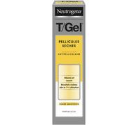 Neutrogena | Shampooing Antipelliculaire T/Gel Pellicules Sèches (flacon de 250 ml) - Shampoing pour cheveux secs et abîmés - Soin cheveux réparateur et nourrissant pour un usage quotidien
