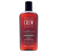 Parapharmacie > Beauté & Soins > Soins Des Cheveux > Shampooings > Shampooings doux American Crew 3-En-1 Camomille et Pin Shampooing Après-Shampooing & Gel Douche pour Cheveux et Corps 450 ml