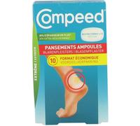 Compeed Pansements Ampoules Extrême Médium Format Économique 10 Pièces