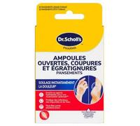 Dr. Scholl's Pansements Ampoules Ouvertes, Coupures et Égratignures