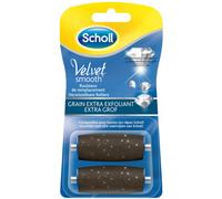 Scholl Rouleaux de Remplacement Velvet Smooth - Grain Extra Exfoliant - Les 2 Recharges