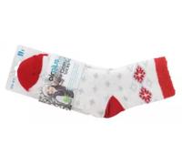 Parapharmacie > Beauté & Soins > Soins des Pieds > Soins des pieds secs Airplus Aloe Cabin Chaussettes Hydratantes Pointure 35-41 Blanc Flocons Rouges
