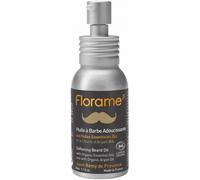 FLORAME-Huile à Barbe Homme Adoucissante flacon 50 ml argent