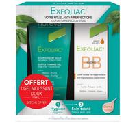 Parapharmacie > Beauté & Soins > Soins Visage > Acné et imperfections Noreva Exfoliac BB Crème 30 ml + Gel Moussant Doux 100 ml Offert - Teinte : Dorée - Acné et imperfections - Pharmacie en ligne LaS