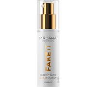 MÁDARA Organic Skincare | Sérum autobronzant visage Fake It Healthy Glow - 30 ml, à l'huile de pépins de framboise, au beurre de karité, à l'acide hyaluronique multimoléculaire