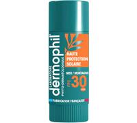 Parapharmacie > Beauté & Soins > Solaire > Protection solaire Dermophil Stick Lèvres Haute Protection Solaire SPF 30 4 g - Protection solaire - Pharmacie en ligne LaSante.net