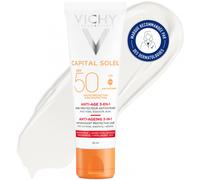 Vichy Capital Soleil IP50 Crème Solaire Anti-Âge Soin Antioxydant 3-En-1 Tube 50ml