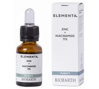 Parapharmacie > Beauté & Soins > Visage > Anti-taches et dépigmentants Bioearth Elementa Purify Solution Zinc + Niacinamide 11% 15 ml - Anti-taches et dépigmentants - Pharmacie en ligne LaSante.net