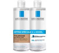 La Roche-Posay Toleriane Micellar Water for Sensitive Skin 400ml - Pack of 2