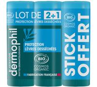 Parapharmacie > Beauté & Soins > Visage > Soins Lèvres Dermophil Indien Protection Lèvres Desséchées 3 x 4 g - Soins Lèvres - Pharmacie en ligne LaSante.net