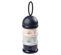 BÉABA, Boite doseuse de lait empilable, 100% hermétique, 3 compartiments, Grande contenance, Usage Evolutif - Rose